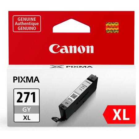Canon CLI-271 XL Gray Ink Tank for Select PIXMA MG, TS Printers - 10.8ml