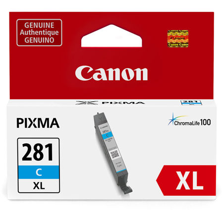 Canon CLI-281 XL Cyan Ink Tank for Select PIXMA TR, TS Series Printers - 8.3ml