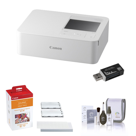 Canon SELPHY CP1500 Wireless Compact Photo Printer, White with 