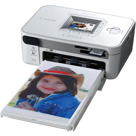 Canon Selphy CP-740 Compact Postcard, 4" x 8", Inkjet Photo Printer, 300x300 dpi, USB Interface