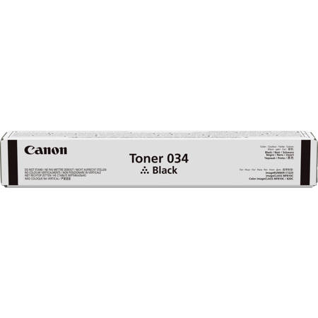 Canon Toner 034 Black Cartridge for Mf820Cdn/MF810Cdn Multifunction Printers