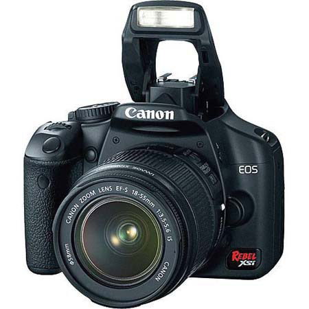Canon Rebel XSi SLR Cam/Lens Kit, w/2GB SD Card, Black