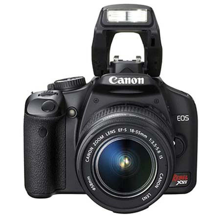 Canon Rebel XSi SLR Cam/Lens Kit, w/8GB SD Card, Black