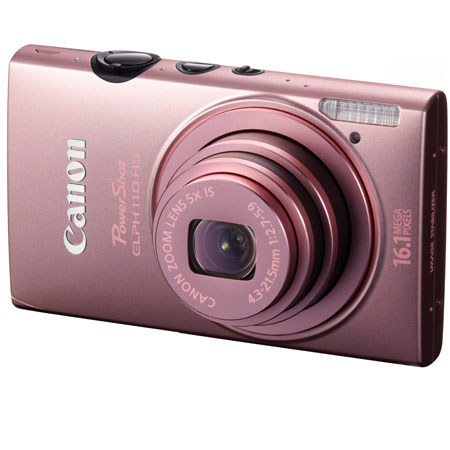 Canon PowerShot ELPH 110 HS Digital ELPH Camera, Pink -Bundle w/4GB+ #6048B001
