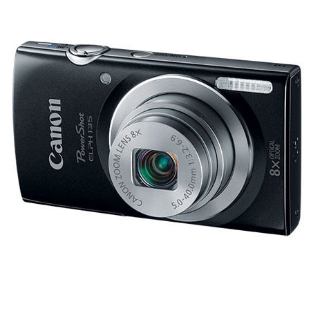 Canon PowerShot ELPH 135 Digital Camera, Black