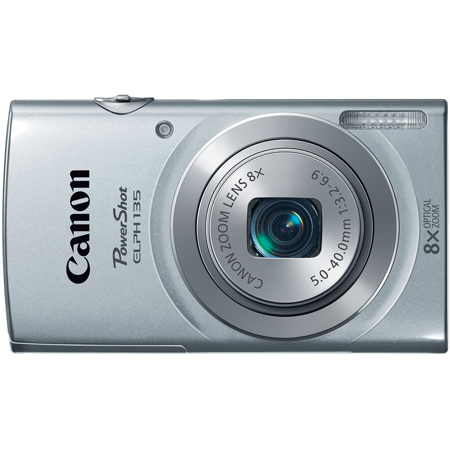 Canon PowerShot ELPH 135 Digital Camera, Silver