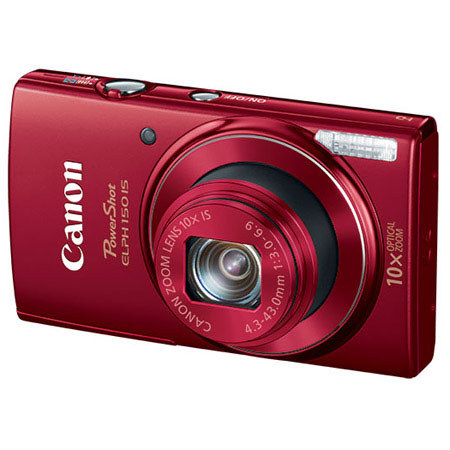 Canon PowerShot ELPH 150 IS ELPH Digital Camera, Red