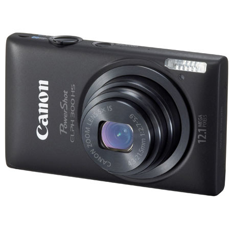 Canon PowerShot ELPH 300 HS Digital ELPH Camera Camera,Black