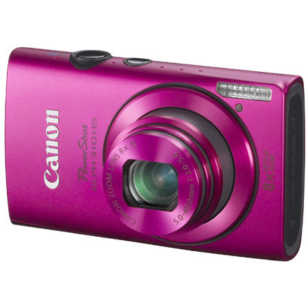 Canon PowerShot ELPH 310 HS 12.1 MP CMOS Digital Camera, Pink