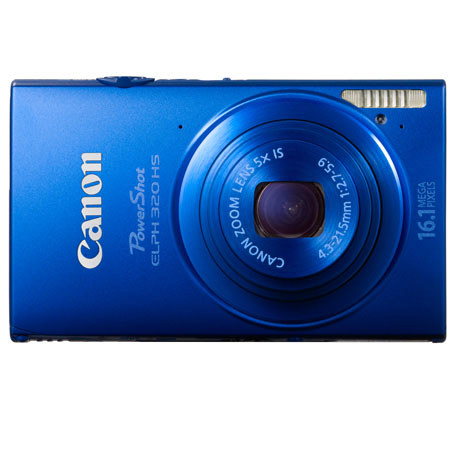 Canon PowerShot ELPH 320 HS Digital Camera, Blue