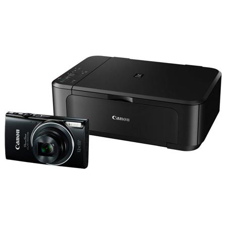 Canon PowerShot ELPH 350 HS Digital Camera, Black Promotional Bundle