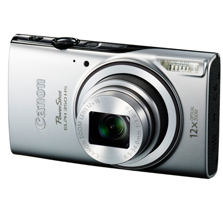 Canon PowerShot ELPH 350 HS Digital Camera, Silver