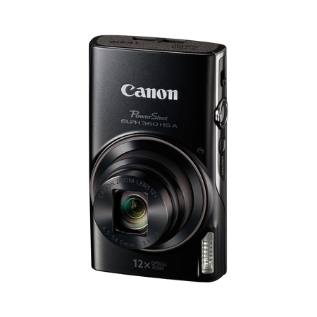 Canon PowerShot ELPH 360 HS A Digital Camera, Black