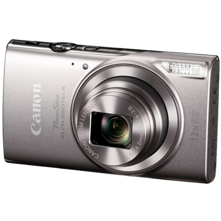 Canon PowerShot ELPH 360 HS A Digital Camera, Silver