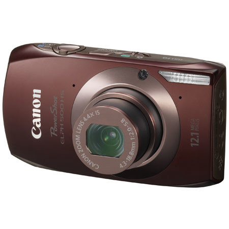 Canon PowerShot ELPH 500HS Digital ELPH Camera, Brown
