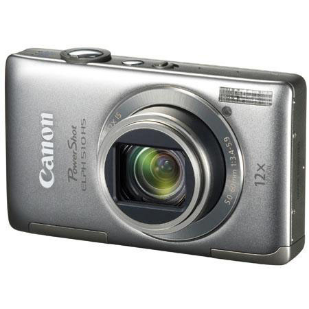 Canon PowerShot ELPH 510HS Digital ELPH Camera Kit - Silver - w/4GB SD, Case