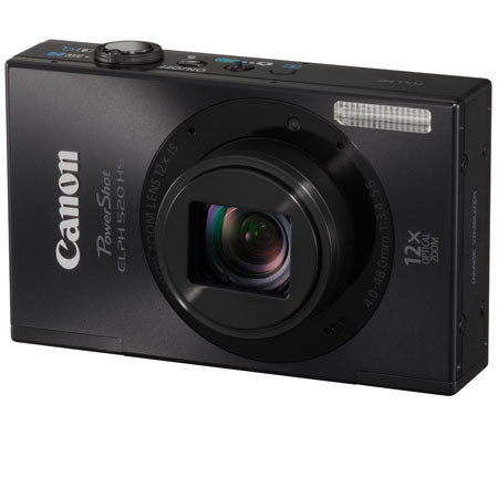 Canon PowerShot ELPH 520 HS Digital ELPH Camera, Black