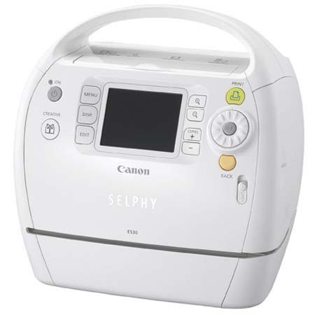 Canon Selphy ES30 Compact Photo Color Printer, 4x6", for Mac & Windows Bundled with - Canon Pro II Super High Gloss Photo Inkjet Paper, 9.6 mil., 4x6",100 Sheets. and Canon 3" x 3" Pocket Size Inkjet Photo Album with Software