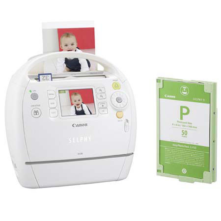 Canon Selphy ES30 Photo Color Printer, 4x6 inch 300dpi