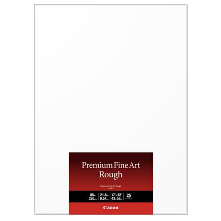 Canon Premium Fine Art Rough Photo Paper, 17x22", 25 Sheets