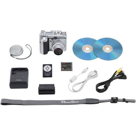 Canon Powershot G6 Digital Camera, 7.1 Megapixel, 4x Optical, 4x Digital Zoom