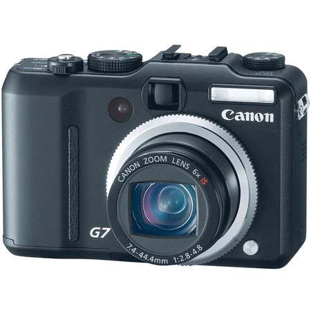 Canon PowerShot G-7 Digital Camera 10.0 Megapixel, 6x Optical Zoom, Image Stabilizer - Refurbished