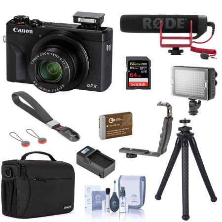 Canon PowerShot G7 X Mark III 20.1MP Digital Point and Shoot Camera, Black
