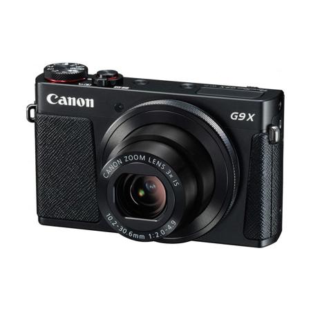 Canon PowerShot G9 X Ultra Slim Digital Camera, 20.2MP, 3x Optical Zoom Lens, 3.0" Touchscreen LCD, Wi-Fi & NFC, Manual Control Ring, Black