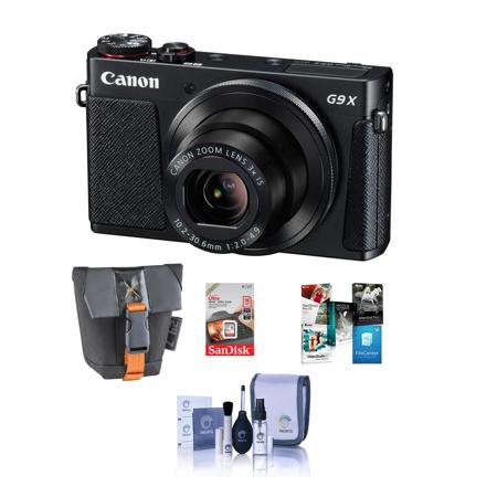 Canon PowerShot G9 X Digital Camera and Free Accessories, Black