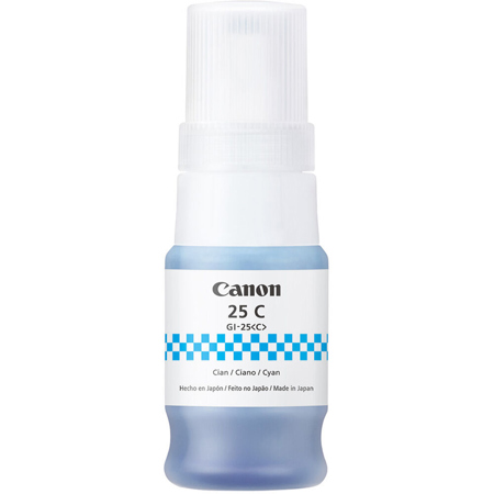 Canon GI-25 Ink Bottle for MAXIFY GX2020 & GX1020 MegaTank Printers Cyan