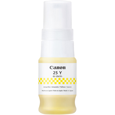 Canon GI-25 Ink Bottle for MAXIFY GX2020 & GX1020 MegaTank Printers Yellow