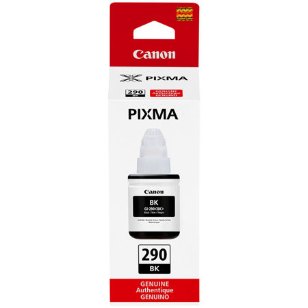 Canon GI-290 Black, Pigment Ink Bottle for Select PIXMA Printers, 135 ml