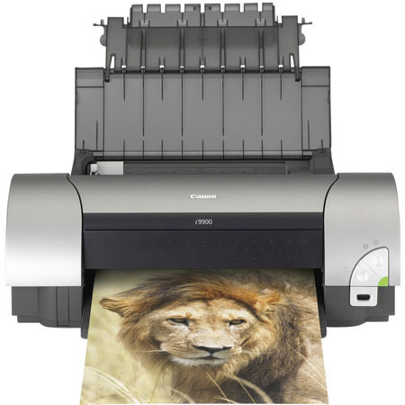 Canon i9900 with ChromaPLUS Eight Color System, 13x19" Desktop Inkjet Photo Printer, with USB and FireWire Interfaces