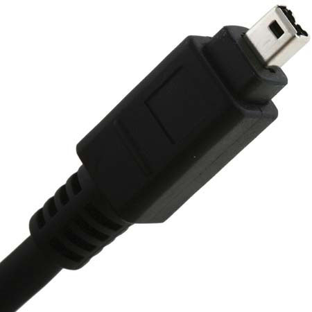 Canon IFC-200D4 Firewire (6 pin / 4 pin) 79" Interface Cable for Canon EOS-1D, EOS 1Ds Digital Cameras.