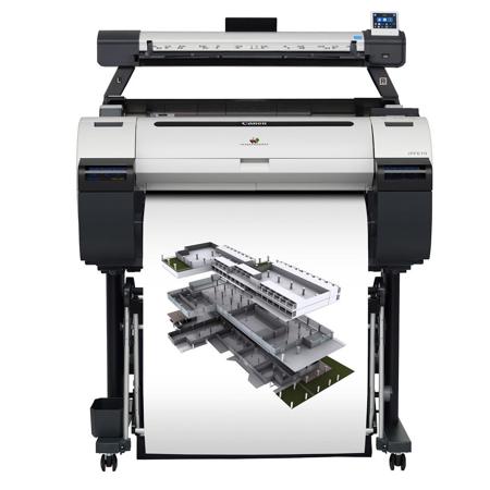 Canon imagePROGRAF iPF670 Multifunctional Inkjet Printer Bundle, L24ei Scanner