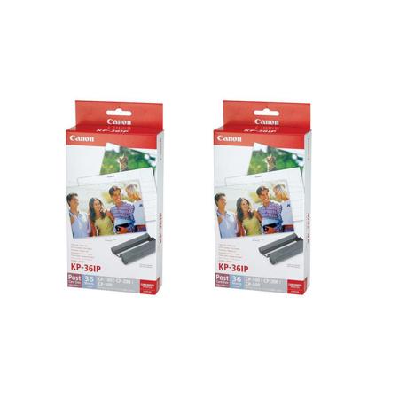 Canon KP-36IP Color Ink/Paper Set for CP Printers, 4x6 Paper, 36 Sheets,  3-Pack