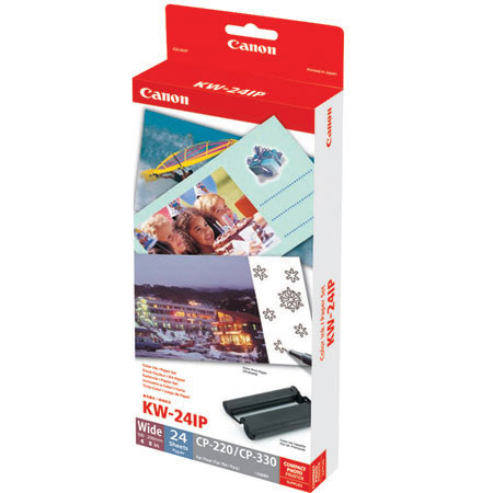 Canon KW-24IP Color Ribbon/Paper Set
