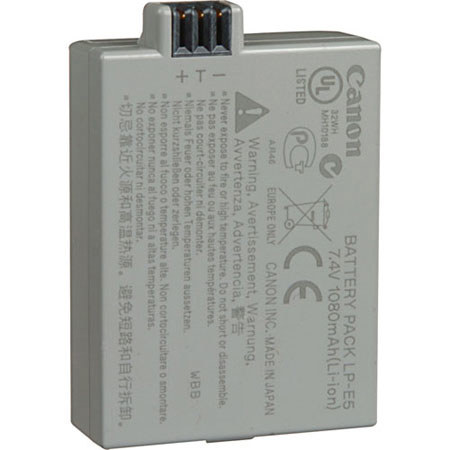 Canon LP-E5 Battery Pack for EOS Rebel XSi Camera