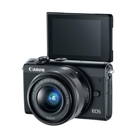Canon EOS M100 Mirrorless with 15-45mm STM Lens, Black