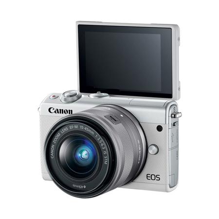 Canon EOS M100 Mirrorless Camera, EF-M 15-45mm f/3.5-6.3 IS STM