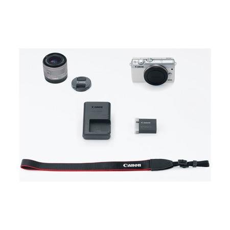 Canon EOS M100 Mirrorless Camera, EF-M 15-45mm f/3.5-6.3 IS STM