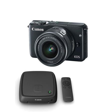 Canon EOS M1 Mirrorless with 15-45mm STM Lens and Canon Connect, Black