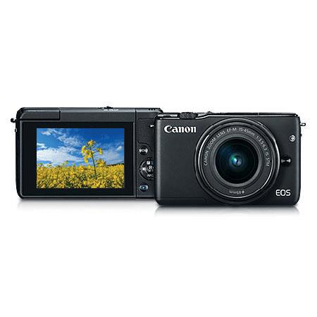 Canon EOS M10 Mirrorless with 15-45mm STM Lens, Black