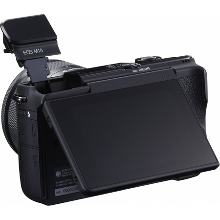 Canon EOS M10 Mirrorless with 15-45mm STM Lens, Black