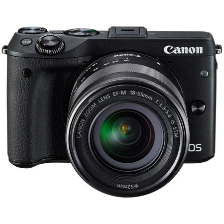 Canon EOS M3 Mirrorless with 18-55mm STM Lens, Black