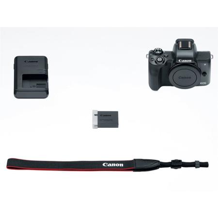 Used Canon EOS M50 Mirrorless Digital Camera Body - Black E