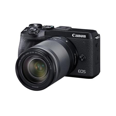 Canon EOS M6 Mark II Mirrorless Digital Camera, 18-150mm Lens, EVF