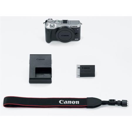 USED Canon EOS M6 Mirrorless Digital Camera Body, Silver