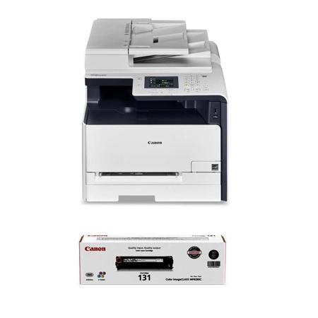 Canon imageCLASS MF628CW All-in-1 Color Laser Printer W/Canon 131 Toner Black