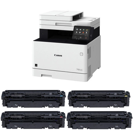 Canon Color MF733Cdw All-in-1 Wireless Laser Printr With 4 046 Cartriges Y/M/C/B